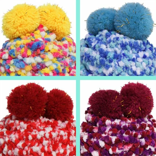 Cadovara Cupcake Sokken - Fluffy Huissokken - Zachte Bedsokken - One Size - Cadeauverpakking - Multicolor/Rood/Lichtblauw/Paars 4 Cadovara Cupcake Sokken - Fluffy Huissokken - Zachte Bedsokken - One Size - Cadeauverpakking - Multicolor/Rood/Lichtblauw/Paars - Afbeelding 2