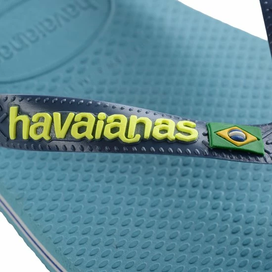 Havaianas Brasil Logo Unisex Slippers - Nautical Blue - Maat 41/42 18 Havaianas Brasil Logo Unisex Slippers - Nautical Blue - Maat 41/42 - Afbeelding 16