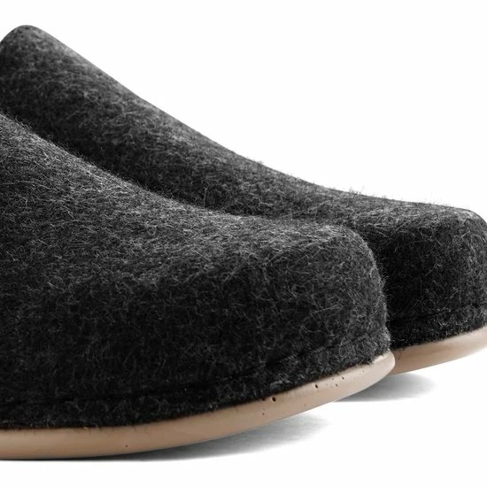 Travelin At-Home Sloffen - Wollen Pantoffels - Dames - Donkergrijs - Maat 40 8 Travelin At-Home Sloffen - Wollen Pantoffels - Dames - Donkergrijs - Maat 40 - Afbeelding 6