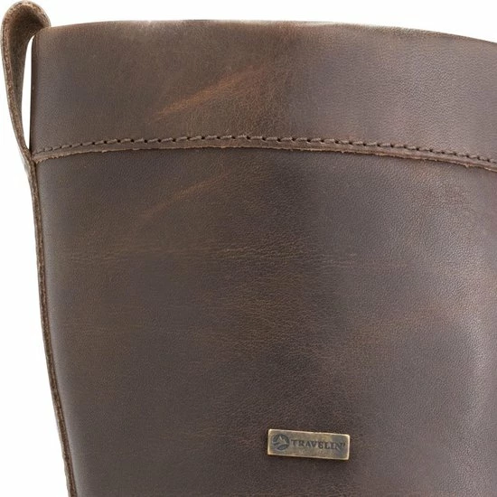 Travelin' Storslett Dames Outdoorlaarzen - Waterdicht En Ademend - Wol Gevoerde Wandellaars - Donkerbruin Leer - Maat 38 4 Travelin' Storslett Dames Outdoorlaarzen - Waterdicht En Ademend - Wol Gevoerde Wandellaars - Donkerbruin Leer - Maat 38 - Afbeelding 2