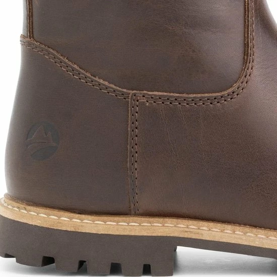 Travelin' Storslett Dames Outdoorlaarzen - Waterdicht En Ademend - Wol Gevoerde Wandellaars - Donkerbruin Leer - Maat 38 10 Travelin' Storslett Dames Outdoorlaarzen - Waterdicht En Ademend - Wol Gevoerde Wandellaars - Donkerbruin Leer - Maat 38 - Afbeelding 8