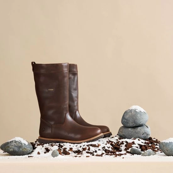 Travelin' Storslett Dames Outdoorlaarzen - Waterdicht En Ademend - Wol Gevoerde Wandellaars - Donkerbruin Leer - Maat 38 11 Travelin' Storslett Dames Outdoorlaarzen - Waterdicht En Ademend - Wol Gevoerde Wandellaars - Donkerbruin Leer - Maat 38 - Afbeelding 9