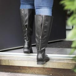 Gabylou - Laarzen Voor Brede Kuiten XL - Model Guiomar - Zwart, Maat 39 17 Gabylou - Laarzen Voor Brede Kuiten XL - Model Guiomar - Zwart, Maat 39 -Dames-schoenen Winkel 550x550 218