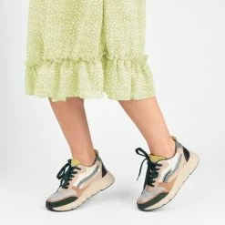 POSH By Poelman CAROCEL Dames Sneakers - Groen - Maat 38 -Dames-schoenen Winkel 550x550 221