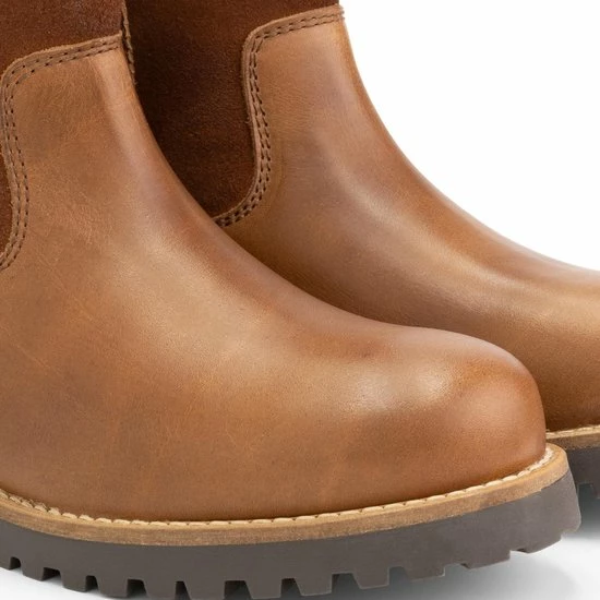 NoGRZ R.Cassels Dames Outdoorlaarzen - Wol Gevoerd - Cognac Bruin Leer - Maat 40 4 NoGRZ R.Cassels Dames Outdoorlaarzen - Wol Gevoerd - Cognac Bruin Leer - Maat 40 - Afbeelding 2