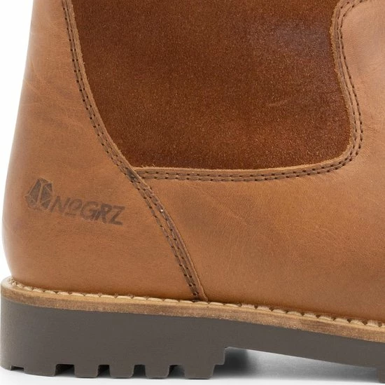 NoGRZ R.Cassels Dames Outdoorlaarzen - Wol Gevoerd - Cognac Bruin Leer - Maat 40 10 NoGRZ R.Cassels Dames Outdoorlaarzen - Wol Gevoerd - Cognac Bruin Leer - Maat 40 - Afbeelding 8