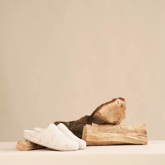 Travelin At-Home Sloffen - Wollen Pantoffels - Dames - Beige - Maat 37 11 Travelin At-Home Sloffen - Wollen Pantoffels - Dames - Beige - Maat 37 - Afbeelding 9