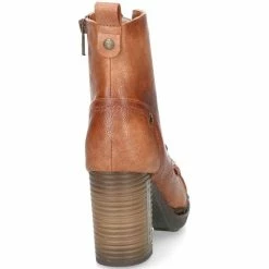 Mustang Cognac Enkellaarzen Dames 40 20 Mustang Cognac Enkellaarzen Dames 40 -Dames-schoenen Winkel 550x550 266