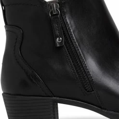 Jana Dames Enkellaarsje - 25373-001 Zwart - Wijdte H - Maat 39 -Dames-schoenen Winkel 550x550 278