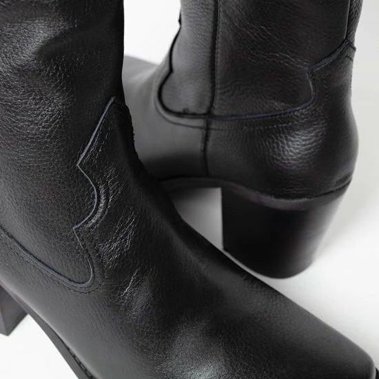 Ann Rocks Ann Rocks Laarzen Zwart Leer - Maat 41 11 Ann Rocks Ann Rocks Laarzen Zwart Leer - Maat 41 - Afbeelding 9