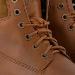 Travelin' Ljosland Dames - Halfhoge Leren Veterschoen - Sneaker - Cognac Leer - Maat 40 -Dames-schoenen Winkel 550x550 335