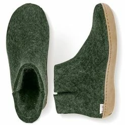 Glerups Sloffen Unisex - Groen -Dames-schoenen Winkel 550x550 346