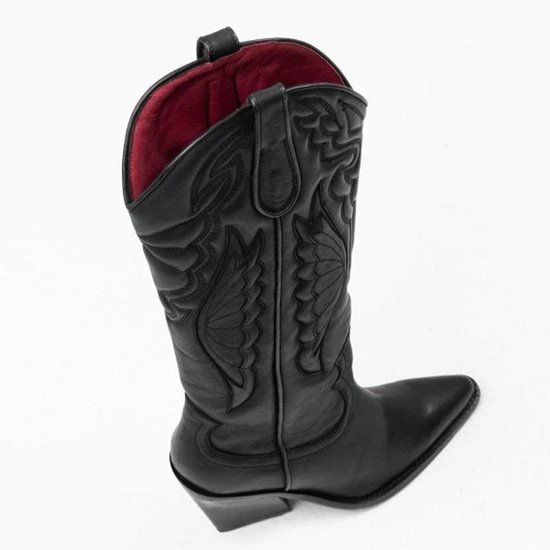 Bronx New-kole 14177 Cowboylaarzen - Western Laarzen - Dames - Zwart - Maat 38 9 Bronx New-kole 14177 Cowboylaarzen - Western Laarzen - Dames - Zwart - Maat 38 - Afbeelding 7