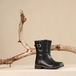 Travelin' Gjerstad Dames Outdoorlaarzen - Waterdicht En Gevoerde Wandellaars - Zwart Leer - Maat 39 -Dames-schoenen Winkel 550x550 57