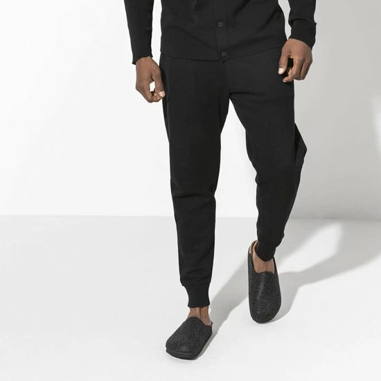 Birkenstock Amsterdam Anthracite Narrow VEG Felt Wooly Home Unisex Pantoffels - Antraciet - Maat 38 20 Birkenstock Amsterdam Anthracite Narrow VEG Felt Wooly Home Unisex Pantoffels - Antraciet - Maat 38 - Afbeelding 18