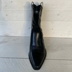 Weloveshoes SmileFavorites® Dames Cowboylaarzen Met Hak Kort - Imitatieleer - Zwart - Maat 41 13 Weloveshoes SmileFavorites® Dames Cowboylaarzen Met Hak Kort - Imitatieleer - Zwart - Maat 41 -Dames-schoenen Winkel 550x550 82