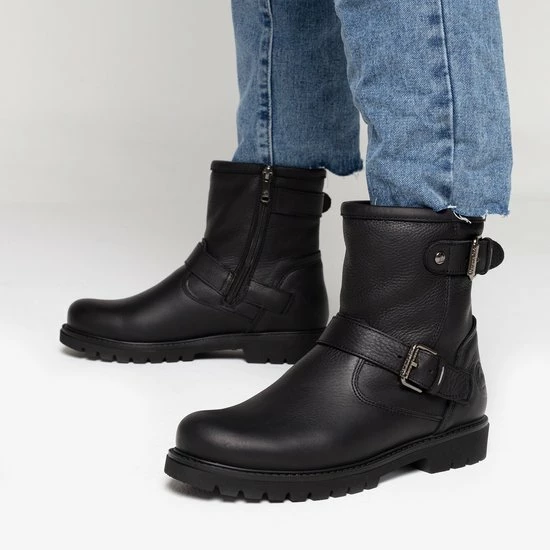 Panama Jack Dames Biker Boots Felina B9 - Zwart - Maat 41 16 Panama Jack Dames Biker Boots Felina B9 - Zwart - Maat 41 - Afbeelding 14