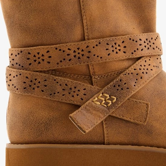 Skechers Keepsakes 2.0 Dames Enkellaarsjes - Cognac - Maat 41 8 Skechers Keepsakes 2.0 Dames Enkellaarsjes - Cognac - Maat 41 - Afbeelding 6