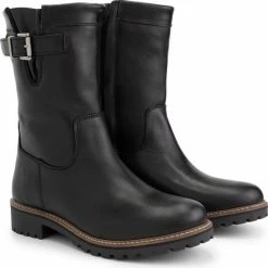 Travelin' Gjerstad Dames Outdoorlaarzen - Waterdicht En Gevoerde Wandellaars - Zwart Leer - Maat 39 -Dames-schoenen Winkel 550x556 2