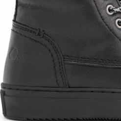 NoGRZ D.Stalpaert Hoge Leren Damessneakers - Gevoerde Veterschoenen - Zwart Leer - Maat 39 19 NoGRZ D.Stalpaert Hoge Leren Damessneakers - Gevoerde Veterschoenen - Zwart Leer - Maat 39 -Dames-schoenen Winkel 550x556 7