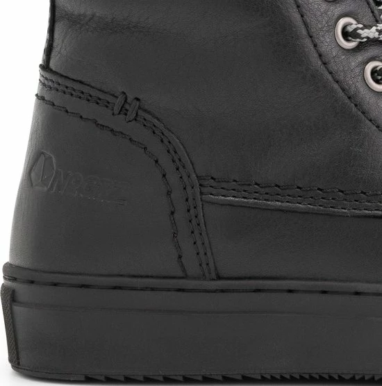 NoGRZ D.Stalpaert Hoge Leren Damessneakers - Gevoerde Veterschoenen - Zwart Leer - Maat 39 11 NoGRZ D.Stalpaert Hoge Leren Damessneakers - Gevoerde Veterschoenen - Zwart Leer - Maat 39 - Afbeelding 9