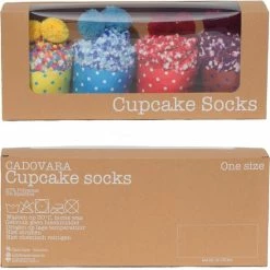 Cadovara Cupcake Sokken - Fluffy Huissokken - Zachte Bedsokken - One Size - Cadeauverpakking - Multicolor/Rood/Lichtblauw/Paars 9 Cadovara Cupcake Sokken - Fluffy Huissokken - Zachte Bedsokken - One Size - Cadeauverpakking - Multicolor/Rood/Lichtblauw/Paars -Dames-schoenen Winkel 550x557 2