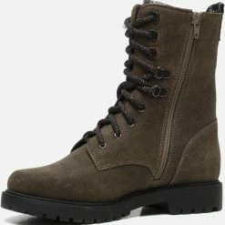 Cellini Cellini Veterboots Groen Suede - Maat 41 -Dames-schoenen Winkel 550x557 6