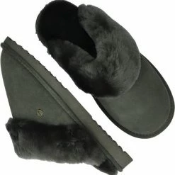 Warmbat Flurry Dames Sloffen - Olive - Maat 40 -Dames-schoenen Winkel 550x559 4