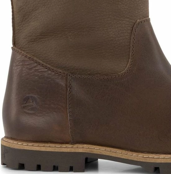 Travelin' Finland Dames - Wolgevoerde Leren Outdoorlaars - Waterdicht Laarzen - Donkerbuin Leer - Maat 41 8 Travelin' Finland Dames - Wolgevoerde Leren Outdoorlaars - Waterdicht Laarzen - Donkerbuin Leer - Maat 41 - Afbeelding 6