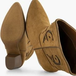 Oxmox Cognac Cowboy Laarzen - Maat 39 -Dames-schoenen Winkel 550x569 6