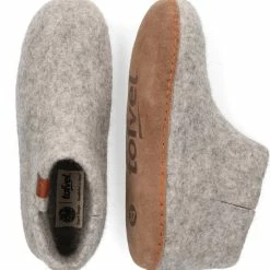 Tofvel Pantoffels Grijs Schapenwol 712302 - Dames - Maat 40 -Dames-schoenen Winkel 550x570