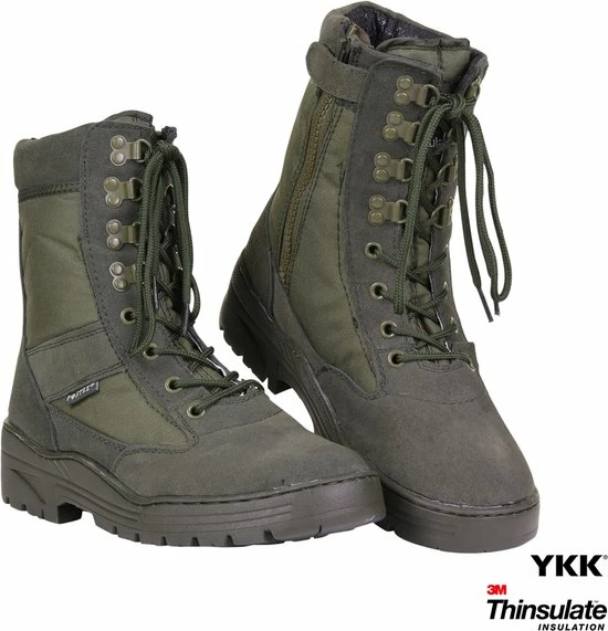 Fostex Sniper Boots Side-Zip Groen 3 Fostex Sniper Boots Side-Zip Groen