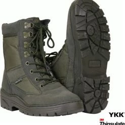 Fostex Sniper Boots Side-Zip Groen 8 Fostex Sniper Boots Side-Zip Groen -Dames-schoenen Winkel 550x579 4