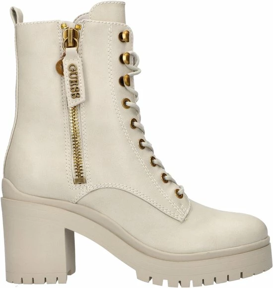 Guess Cabra Dames Veterboot - Ecru - Maat 40 15 Guess Cabra Dames Veterboot - Ecru - Maat 40 - Afbeelding 13