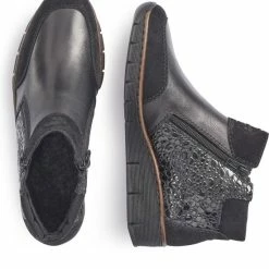 Rieker - Dames Enkellaarsjes 35 Rieker - Dames Enkellaarsjes -Dames-schoenen Winkel 550x585 7