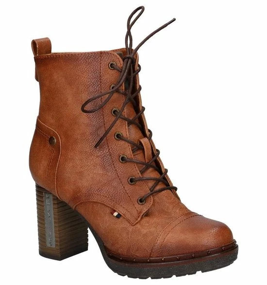 Mustang Cognac Enkellaarzen Dames 40 12 Mustang Cognac Enkellaarzen Dames 40 - Afbeelding 10