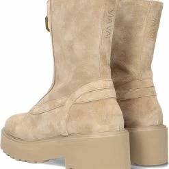 VIA VAI Bobbi Strip Biker Boots - Beige - Maat 39 -Dames-schoenen Winkel 550x589 4
