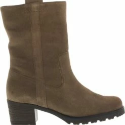 Gabor Enkellaarsjes Dames / Laarzen / Damesschoenen - Suède - 92.806.34 - Taupe - Maat 40 -Dames-schoenen Winkel 550x590 1