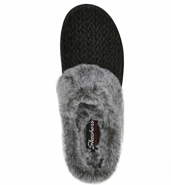 Skechers COZY CAMPFIRE - COZY TIMES Dames Pantoffels - Zwart - Maat 41 6 Skechers COZY CAMPFIRE - COZY TIMES Dames Pantoffels - Zwart - Maat 41 - Afbeelding 4