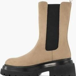 Oxmox Beige Chelsea Boot - Maat 39 -Dames-schoenen Winkel 550x596