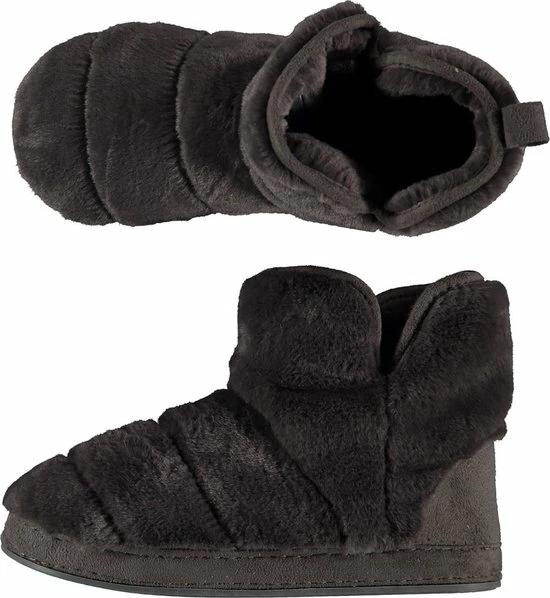 Apollo Sloffen - Pantoffels Dames - Pantoffels - Sloffen Dames - Hoog - Zacht - Antraciet - Maat 37/38 3 Apollo Sloffen - Pantoffels Dames - Pantoffels - Sloffen Dames - Hoog - Zacht - Antraciet - Maat 37/38