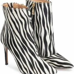 Kazar Dameslaarzen In Zwart En Wit -Dames-schoenen Winkel 550x598 8