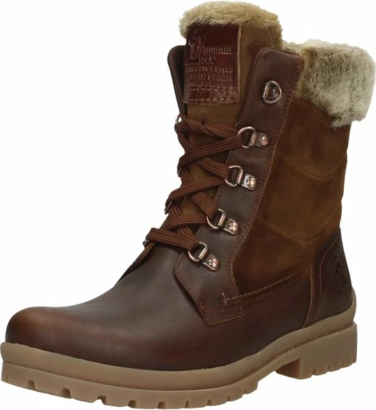 Panama Jack Tuscani B26 Veterboots Cognac Leer - Dames - Maat 39 11 Panama Jack Tuscani B26 Veterboots Cognac Leer - Dames - Maat 39 - Afbeelding 9