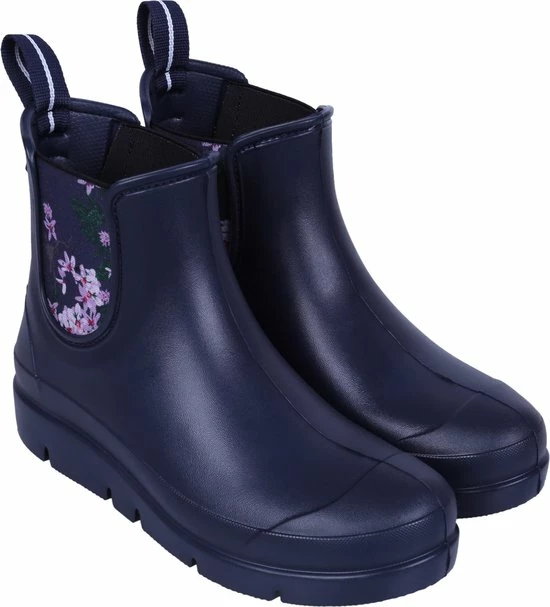 Marineblauwe, Modieuze En Comfortabele Enkel-regenlaarzen Voor Dames Met Bloemen - STELLA Lemigo / 39 3 Marineblauwe, Modieuze En Comfortabele Enkel-regenlaarzen Voor Dames Met Bloemen - STELLA Lemigo / 39