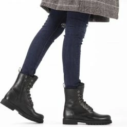 Panama Jack Frisia B1 Veterboots Zwart Leer - Dames - Maat 39 34 Panama Jack Frisia B1 Veterboots Zwart Leer - Dames - Maat 39 -Dames-schoenen Winkel 550x607 6