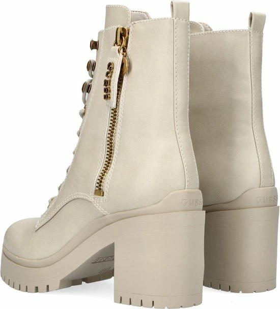 Guess Cabra Dames Veterboot - Ecru - Maat 40 13 Guess Cabra Dames Veterboot - Ecru - Maat 40 - Afbeelding 11