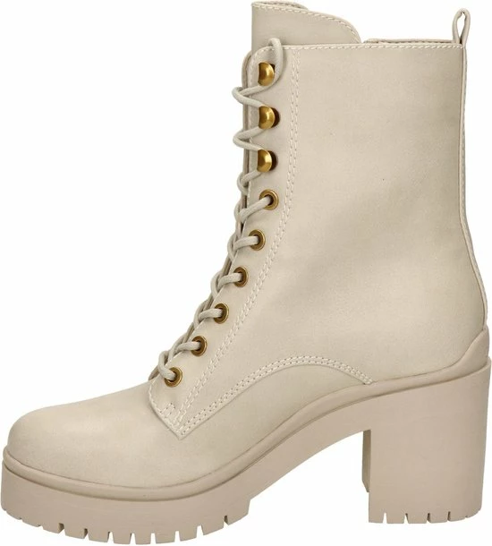 Guess Cabra Dames Veterboot - Ecru - Maat 40 6 Guess Cabra Dames Veterboot - Ecru - Maat 40 - Afbeelding 4