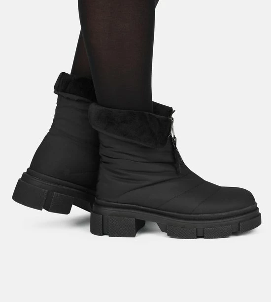 POSH By Poelman MOON Dames Snowboots - Zwart - Maat 37 4 POSH By Poelman MOON Dames Snowboots - Zwart - Maat 37 - Afbeelding 2