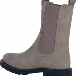 POSH By Poelman LEA Dames Chelsea Laarzen - Beige - Maat 37 -Dames-schoenen Winkel 550x612 3