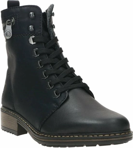 Rieker Veterboots Zwart Synthetisch 172209 - Dames - Maat 41 12 Rieker Veterboots Zwart Synthetisch 172209 - Dames - Maat 41 - Afbeelding 10